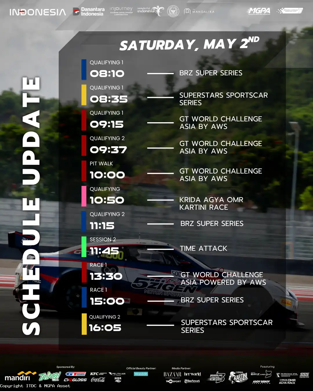 Jadwal Sabtu