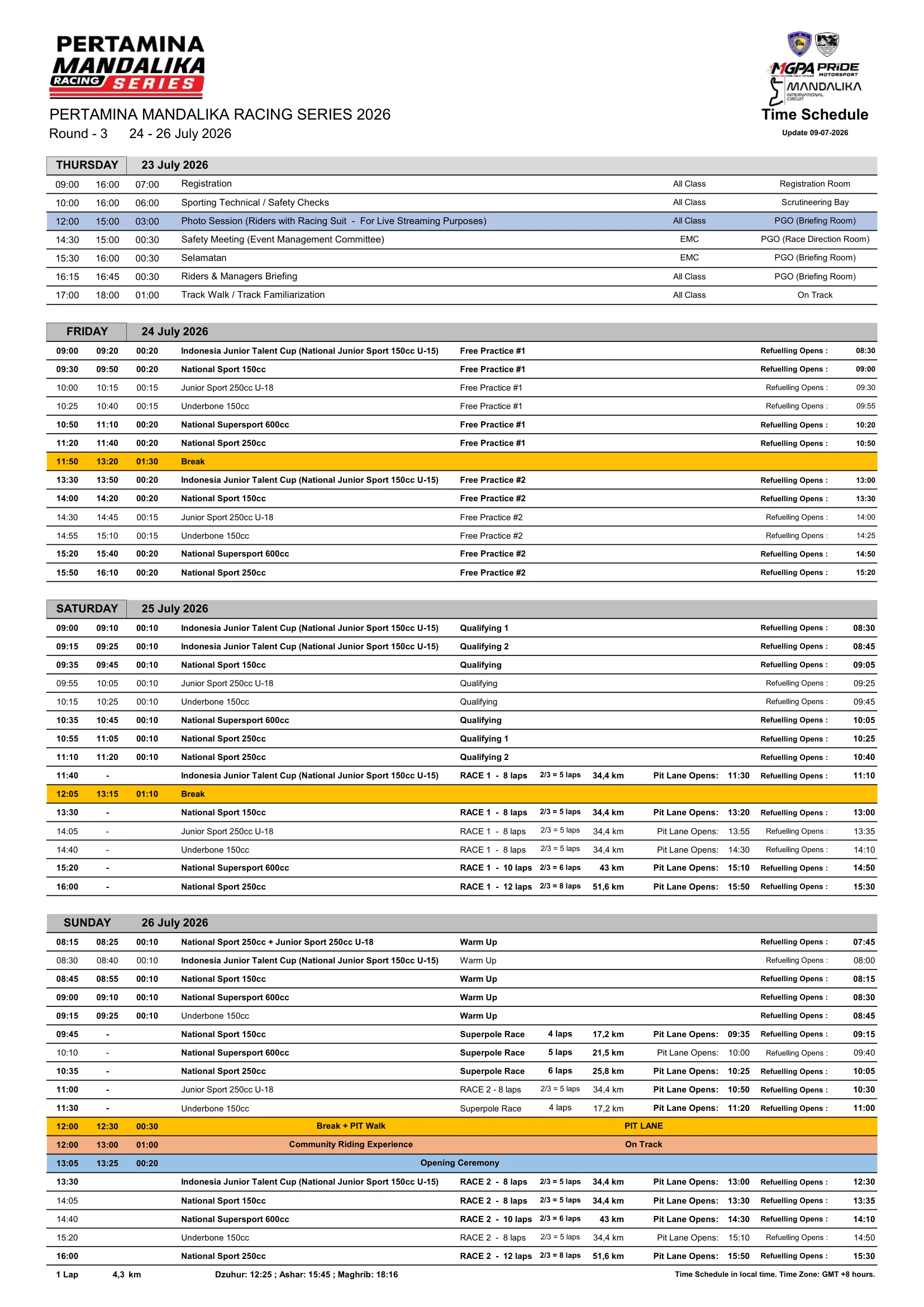 Jadwal MRS
